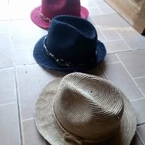 hats raffia crochet