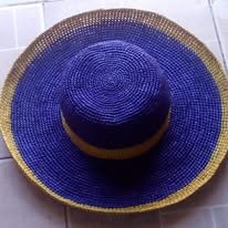 hats raffia .crochet
