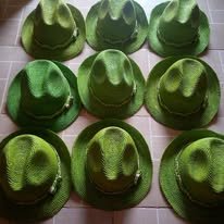 hats raffia